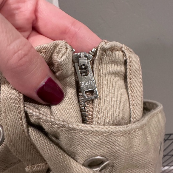 Juicy Couture‎ Khaki Cargo Belted Mini Skirt - Picture 7 of 7